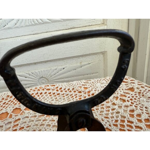 Antique 1800's lot of Two Bell Shaped Food Choppers Cast iron Primitive - Picture 7 of 11